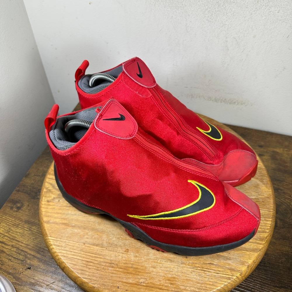 Nike Air Zoom Flight The Glove University Red Black Yellow 616772-600 Mens 9.5